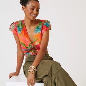 Farm Rio x Anthropologie Cut-Out Top